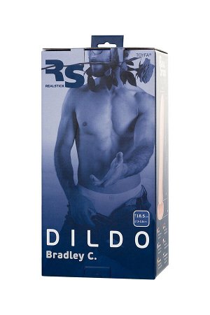 Фаллоимитатор RS Silicone Bradley C, телесный, 18,5 см