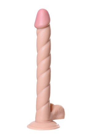 Реалистичный фаллоимитатор TOYFA RealStick Nude, PVC, телесный, 31,5 см