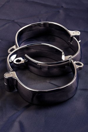 Наручники Metal by TOYFA, металл, серебристые, 11 см