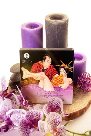 Гель для ванны Shunga «Чувственный лотос», фиолетовый, 650 гр