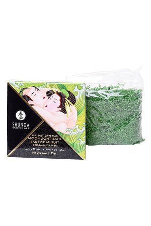 Соль Мёртвого моря Shunga Moonlight Bath "Цветок лотоса" с лечебными свойствами, 75 гр.