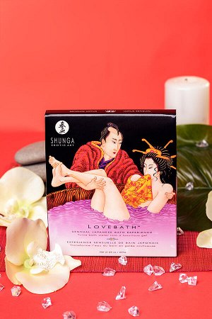 Соль Мёртвого моря Shunga Moonlight Bath "Экзотические фрукты" с лечебными свойствами, 75 гр.
