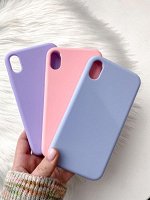 Чехол ( Silicone case) для iPhone XR + 14 цветов