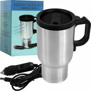 Термокружка с подогревом heated travel mug stainless steel