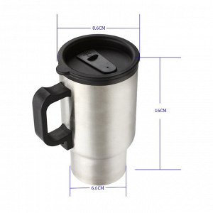 Термокружка с подогревом heated travel mug stainless steel