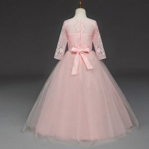 Платье бальное, детское, цвет светло-розовый
