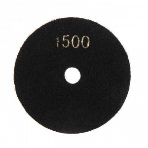 Алмазный гибкий шлифовальный круг ТУНДРА "Черепашка", для сухой шлифовки, 100 мм, № 1500
