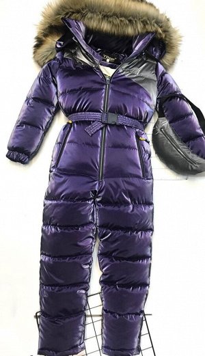 Детская Одежда 27002 "Комбинезон - Вставка" Фиолетовый