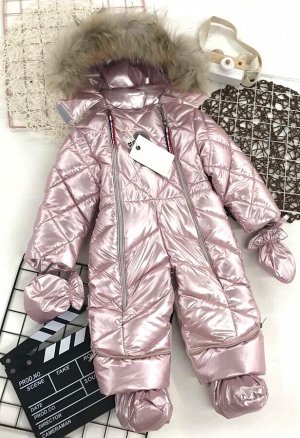 Детская Одежда 22002 "Комбинезон - Трансформер №6" Темно-Розовый