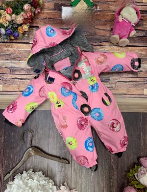 Детская Одежда 11001 "Пончики" Светло-Розовая