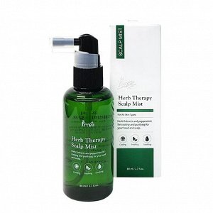 Травяной комплекс для ухода за кожей головы "Prreti Herb Therapy Scalp Mist", 80 мл.