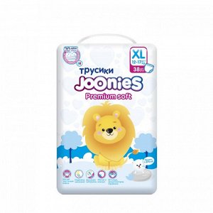 JOONIES Premium Soft Подгузники-трусики, размер XL (12-17 кг), 38 шт. НОВИНКА