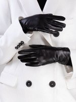 Перчатки женские 100% ш IS411 black #Черный