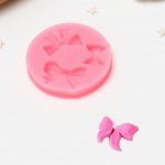 Молд Доляна «Бантики», 5,4?5,4?1 см, цвет МИКС