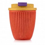 Термокружка Eco Bean 250 мл красно-жёлтый