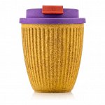 Термокружка Eco Bean 250 мл жёлто-фиолетовый
