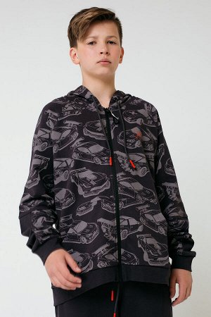 Куртка для мальчика КБ 301562 угольный серый к60
