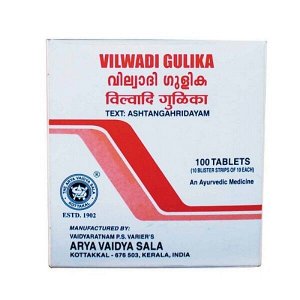 Arya Vaidya Sala Vilwadi Gulika / Вильвади Гулика 100 таб.