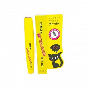 Объемная тушь для ресниц 12грJIGOTT CAT&#8217;S EYE PERFECT VOLUME MASCARA 12gr