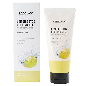 Пилинг-гель с экстрактом лимона LebelАge Lemon Detox Peeling Gel, 180мл
