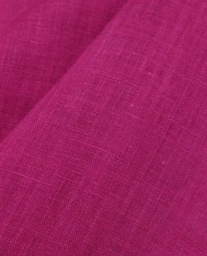 Лен сорочечный с эффектом мятости цв.Розовая фуксия, ш.1.45м, лен-100%, 125гр/м.кв