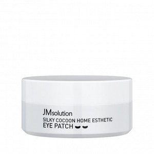 Гидрогелевые патчи с протеинами шелка и жемчуга 60шт    JMSOLUTION SILKY COCOON HOME ESTHETIC EYE PATCH 60ea