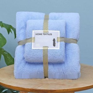 Полотенце для душа/банное / Набор полотенец для лица и тела "Корея"