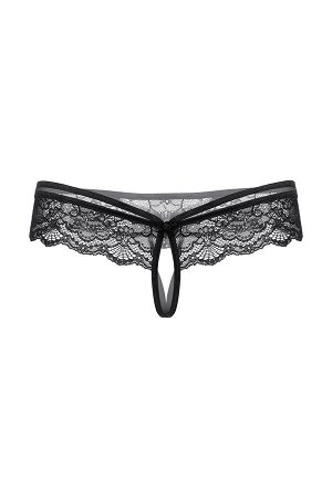 Стринги кружевные SoftLine Collection, черный, M/L