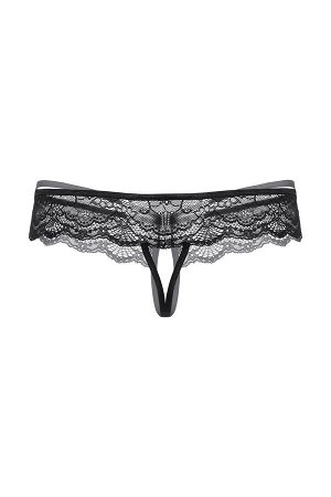 Стринги кружевные SoftLine Collection, черный, M/L