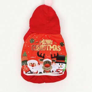 Комбинезон на кнопочках Christmas, XL (ДС 42, ОШ 46, ОГ 58 см)