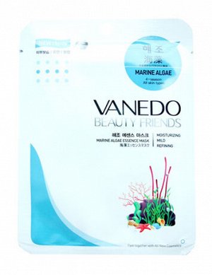 All New Cosmetic/ Vanedo, "Beauty Friends" Детокс - маска для лица с эссенцией морских водорослей 25гр, Корея