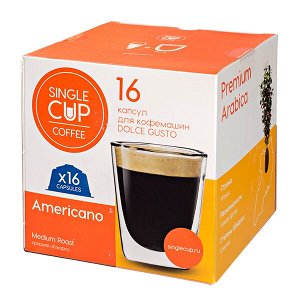 Кофе капсулы DG SINGLE CUP Americano 1уп.х 16 капсул