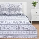 Постельное белье &quot;Этель&quot; Евро Скандинавский 200*217 см, 220*240 см, 70*70 см - 2 шт