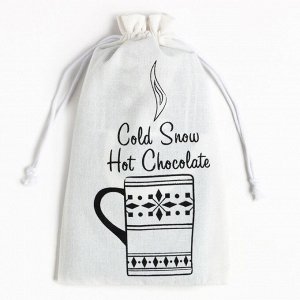 Набор в мешочке "Hot chocolate" полотенце 40х73см, формочки для запекания 3 шт