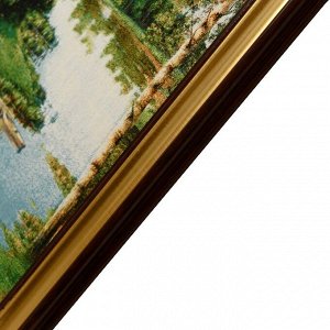 Гобеленовая картина  "Мельница"  80х40 (86*47)см