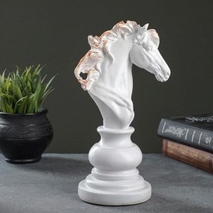 Фигура "Конь" белый, 11х14х26см