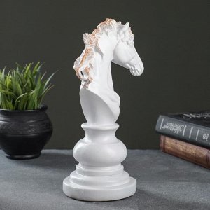Фигура "Конь" белый, 11х14х26см