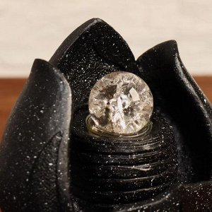Фонтан "Каменный цветок" 15х15х20 см (с подсветкой)