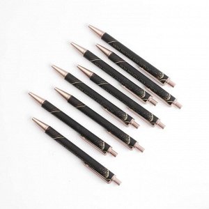 Автоматическая ручка пластик «Пиши свою историю», синяя паста, фурнитура розовое золото, 0,7 мм цена за 1 шт