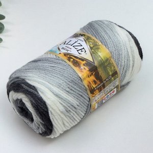Пряжа для вязания спицами, крючком ALIZE, Burcum batik, 100% акрил, 210 м/100 г, (1900)