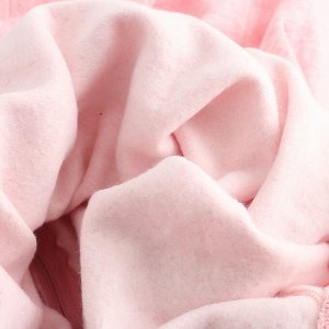 Женская утепленная толстовка на замке, цвет розовый
