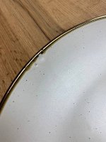 Блюдо &quot;Белый космос&quot;