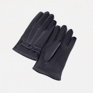 Перчатки мужские, безразмерные, с утеплителем, цвет чёрный 7139569