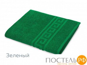 Полотенце махровое 40*70 см 380 гр. зеленый