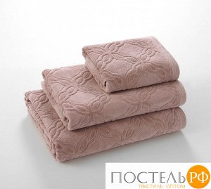 АрбРб1015500 Арабеска розово-бежевый 100*150 махровое полотенце Г/К 500 г