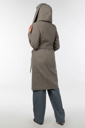 01-10734 Пальто женское демисезонное (пояс)