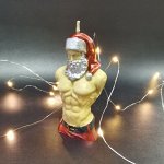 Свеча &quot;&quot;Секси Санта&quot;, пчелиный воск