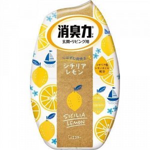 Жидкий освежитель воздуха для комнаты "SHOSHU RIKI" (с ароматом сицилийского лимона) 400 мл / 18