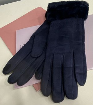 Перчатки женские комбинированные для сенсорных экранов