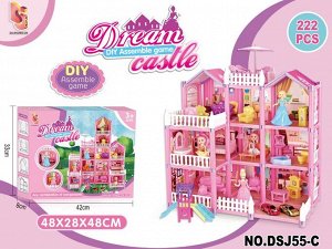 Дом для куклы в наборе OBL884250 DSJ55-C (1/18)
